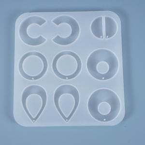 Multi Earring Mold, Earrings Silicone Mold, Mold for Resin