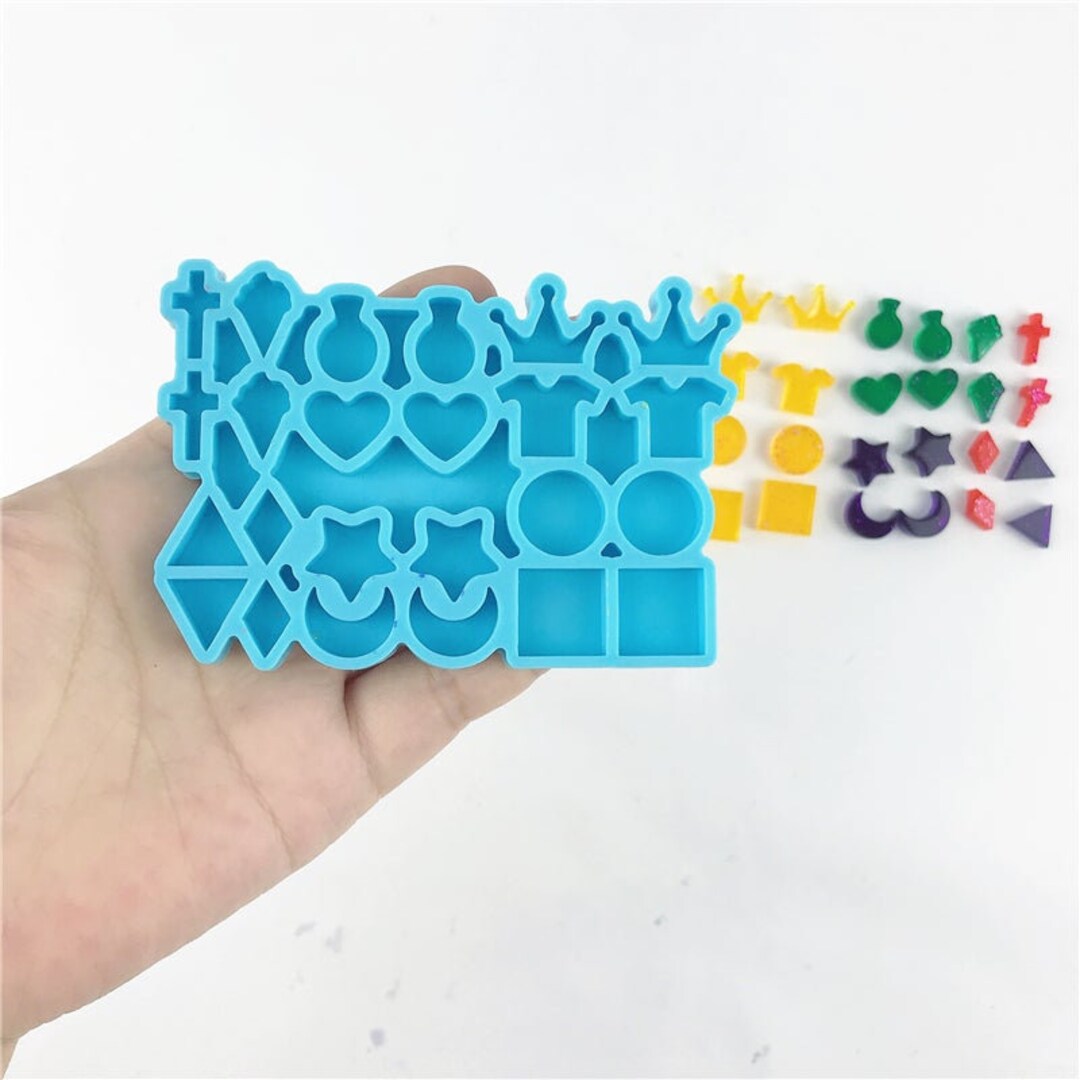 Earring Resin Molds, 24 Cavity Stud Earring Mold, Jewelry Making Mould