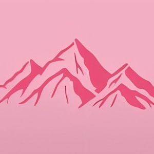 Rocky Mountain Stencil - Reusable DIY Multipurpose Cookie Stencil