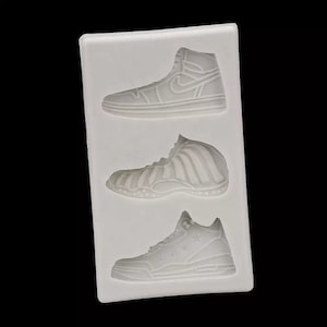 Sneakers Trio Mold, Shoes Mold, Fondant, Chocolate, Baking Supplies, Craft Supplies