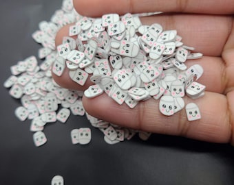 Small Kawaii Marshmallow, Toilet Paper Polymer Clay, Craft Supplies,  Dessert Slices, NON EDIBLE Nail Art Slices, Fake Polymer