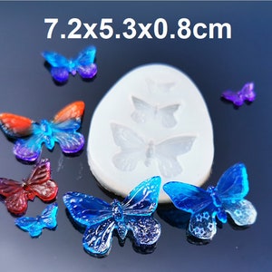 3 Size Butterfly Silicone Mold, Resin, UV Resin, Resin Molds, Silicone Mold for Resin