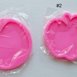 Apple Shiny Keychain Silicone Resin Mold ,Silicone Mold,Silicone Mold for Resin,Molds for resin,resin molds for keychains,keychain
