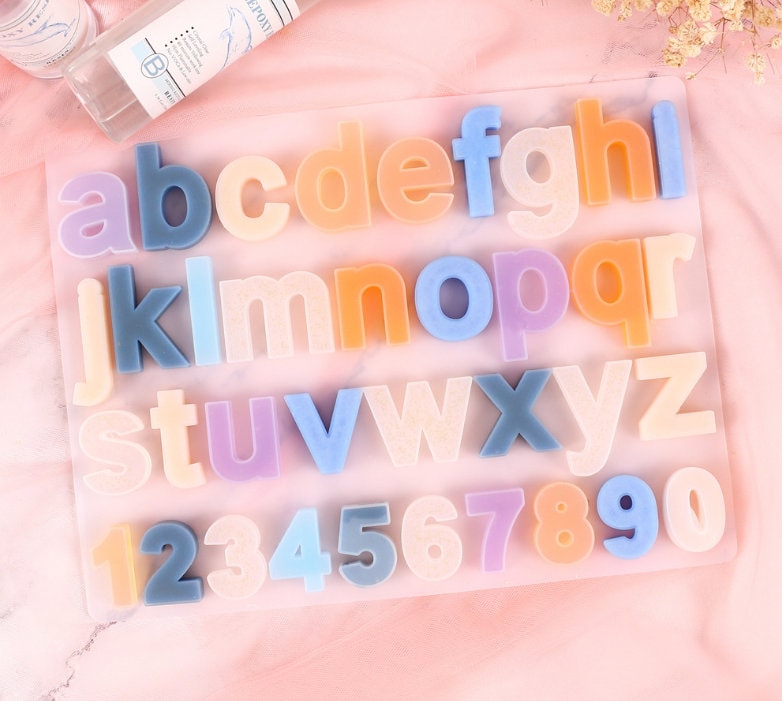 Alphabet Lowercase A-Z Letter Mold Letter Mold Decoration Silicone Mold Crafts Accessories mould