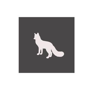 Artic Fox Stencil - Stencil Mylar riutilizzabile per artigianato, pareti, mobili e progetti fai da te - Stencil multiuso