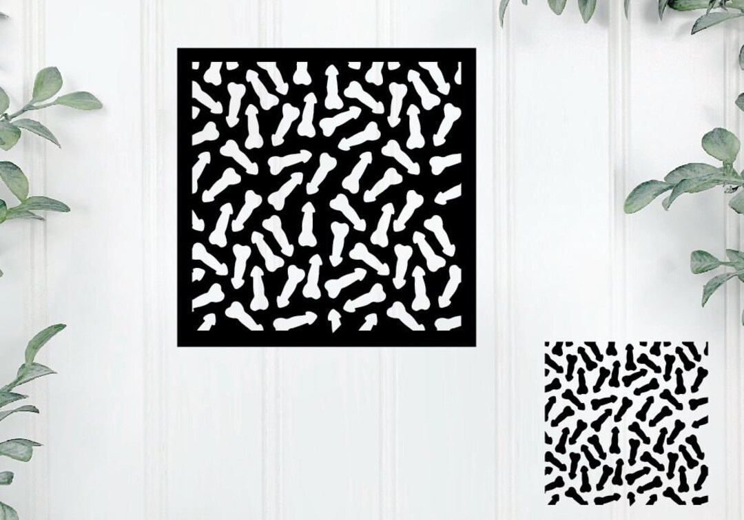 Adult Naughty Penis Pattern Stencil - Perfect for Valentine's Day ...
