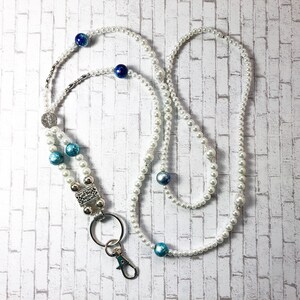 Women&#39;s Lanyard, Fashion ID Holder, Beaded Lanyard