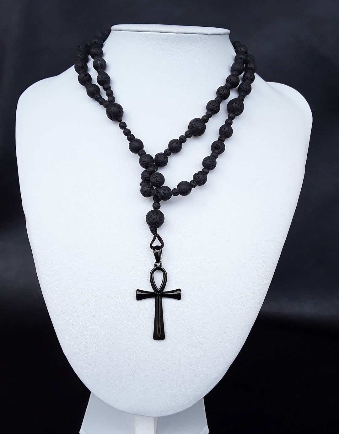 FAF Fake As Flowers Ankh Rosary グレー FAF(FAKE AS FLOWERS)【エフエーエフ/フェイクアスフラワーズ