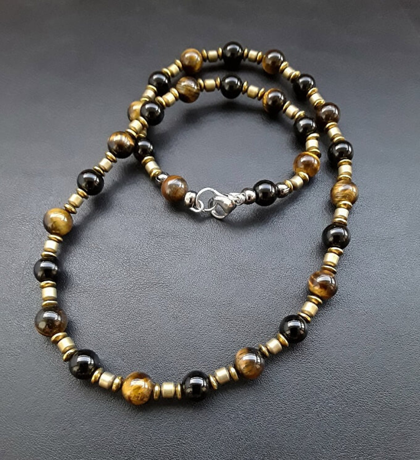 KRATOS Complete Set necklace and Bracelet of 8mm High Etsy