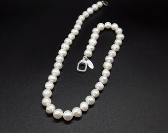 PRY シュウト　 Silver & White Pearl Necklace pry シュウト3way Pearl Silver Chain Necklace