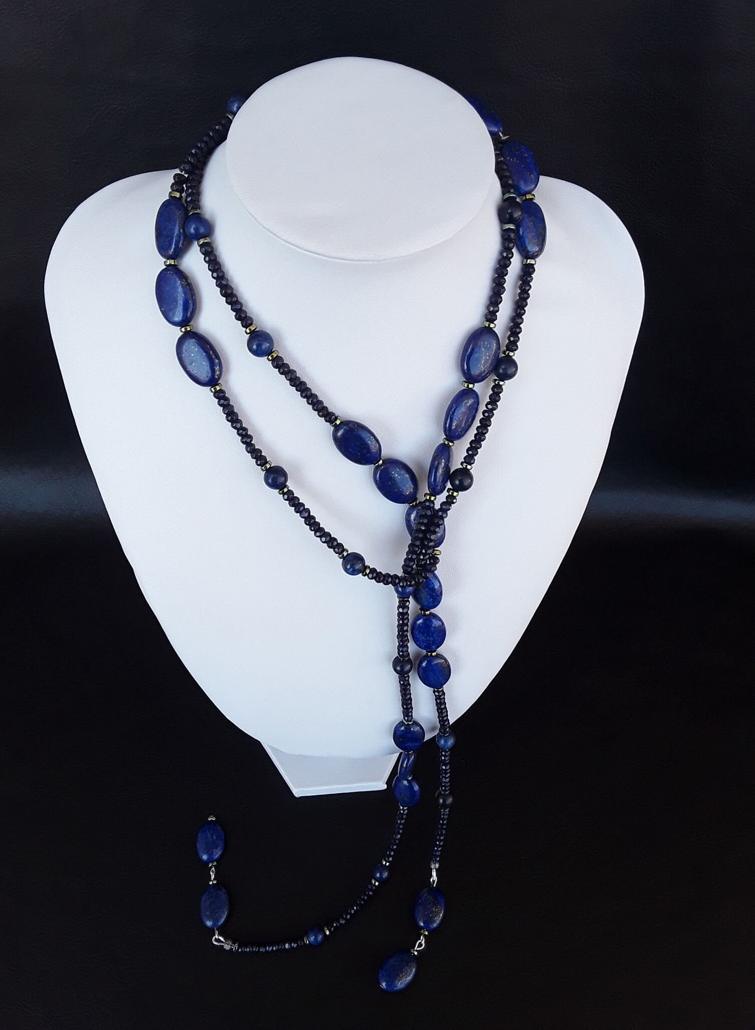 Atlantis Luxueuse Necklace Made of Sapphire Lapis Lazuli | Etsy