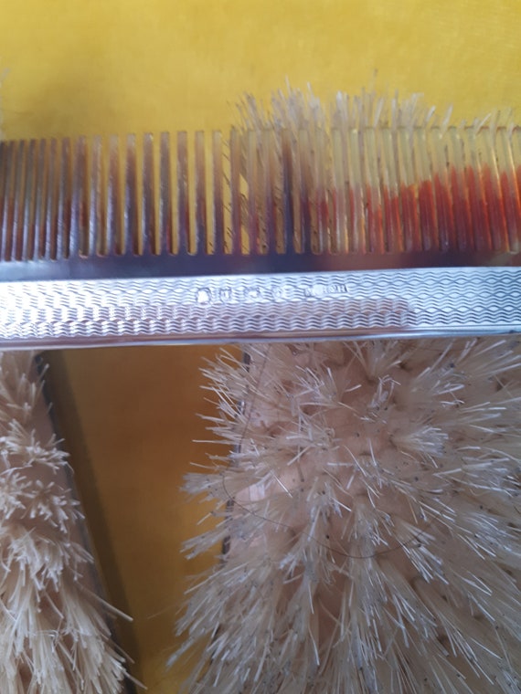 Solid silver hallmarked mens grooming travel set - image 4