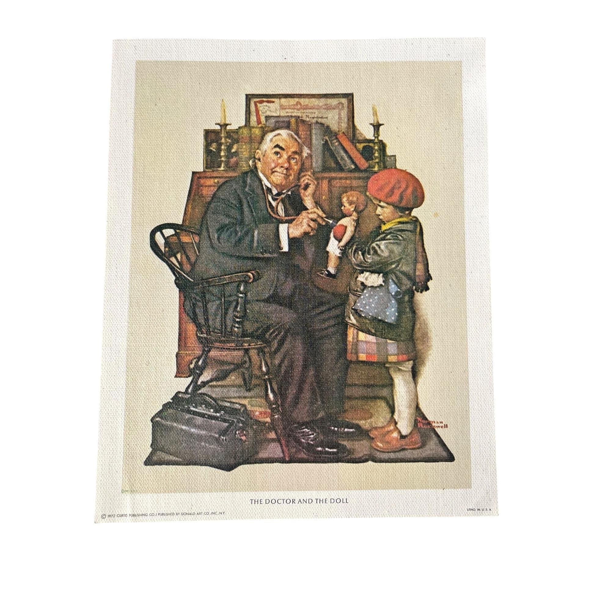 Norman rockwell the doctor and the doll - Etsy 日本