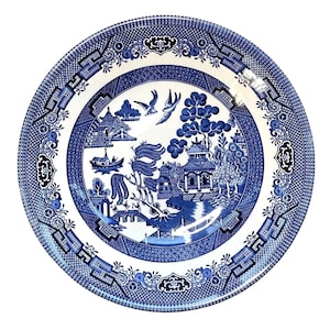Churchill Blue Willow 9-Inch Vegetable/Serving Bowl Made In England