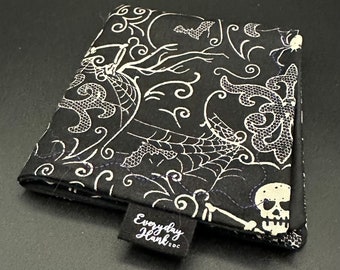 Skeleton Swirl,  9",EDC, handkerchief, hankie, EDC, Hank,edc gear,handmade