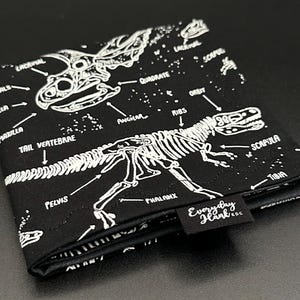 恐竜の化石、9インチ、EDC、ハンカチ、ハンキー、EDCハンク、EDCギア、ハンドメイド、EDCハンク、毎日持ち歩く