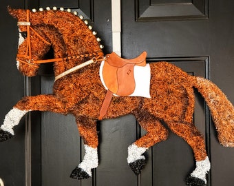 Horse Wreath - Chestnut Dressage