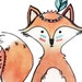 Woodland Fox Nursery Art Printable | Instant Download | Handmade | 11 X ...