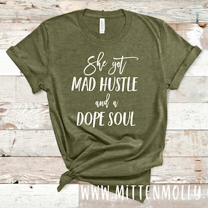 Hustle Everyday T-Shirt Fitness Tee Hustle GirlBoss T-Shirt Workout Tee Gym Tee Yoga Tee Hustle Everyday Boss Bade T-Shirt
