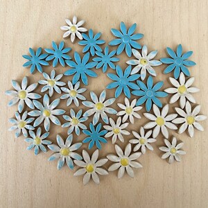 Paper Daisies Ceramic in Blue Paper Daisies Ceramic in Blue