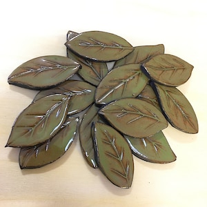 Green Leaf  Tile Pack for Mosaic,  (10 pieces)