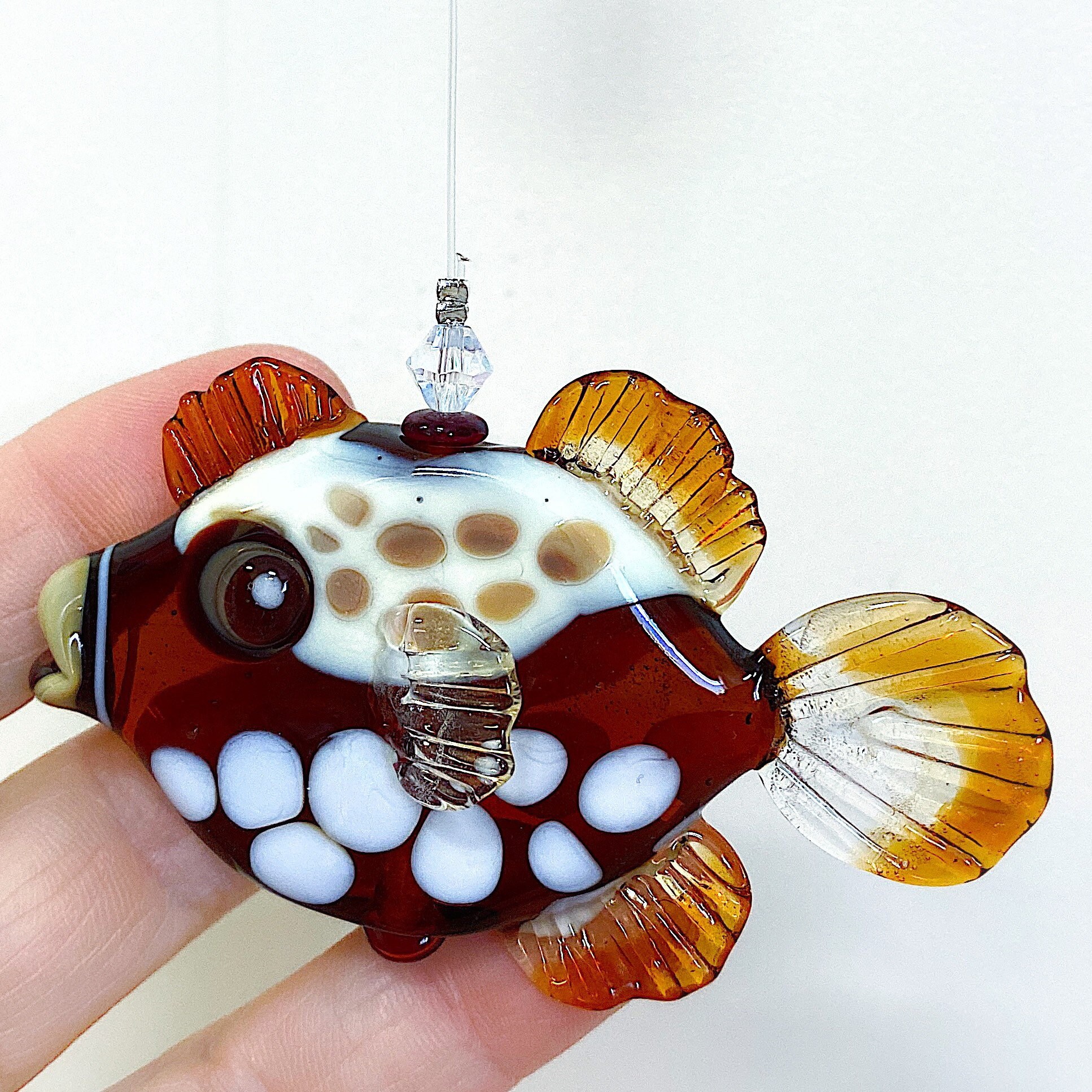 HandBlown Murano Glass Fish Mobile Etsy