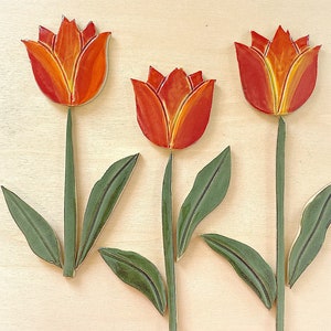 Tulpen Blumen Set