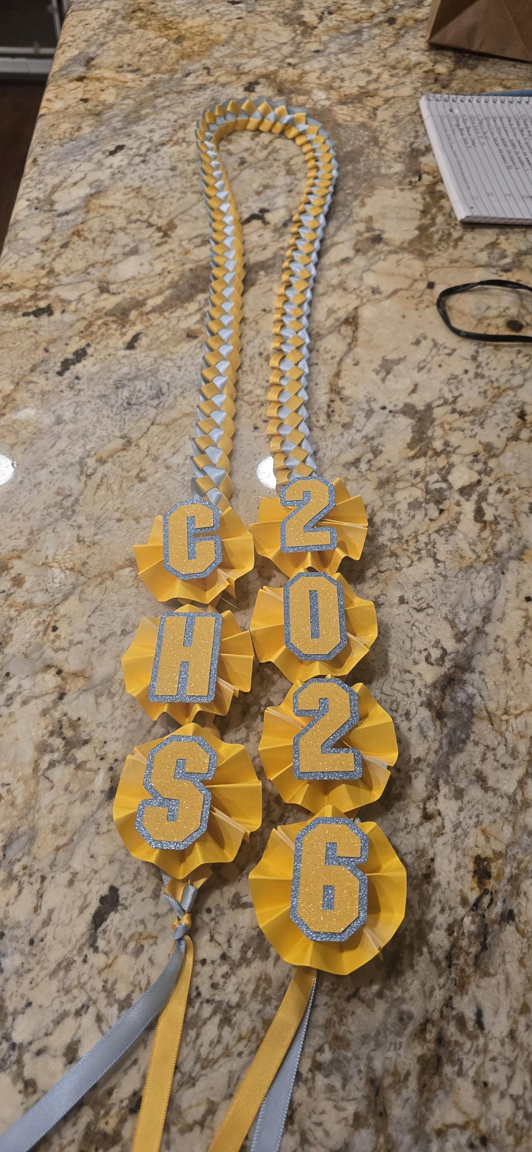 Personalized Ribbon Graduation Lei: School Colors, 2024 Gift - Etsy