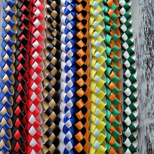 2 inch wide Graduation Leis // Ribbon Lei // Graduation // Graduation Gifts // 2025 Graduation Lei // Grad Leis //