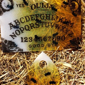 Candy Corn Resin Ouija Board With Planchette
