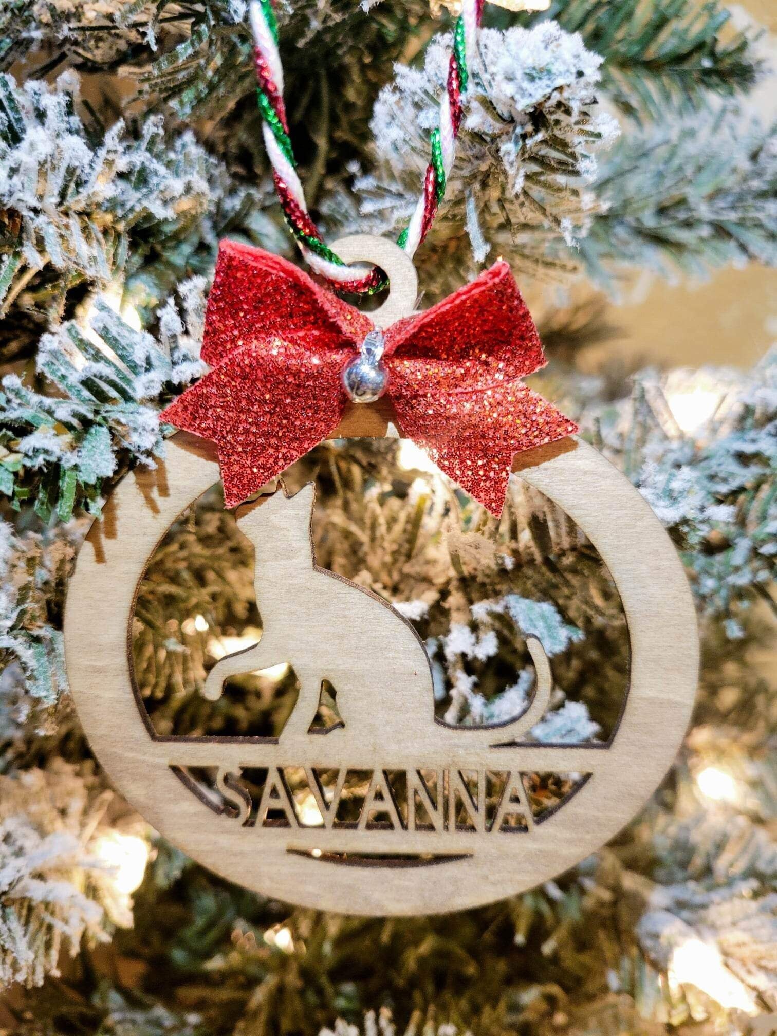 Custom cat clearance ornaments