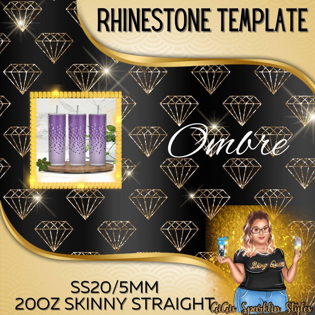 Ombre Rhinestone Tumbler – Pretty Sparkle Designs