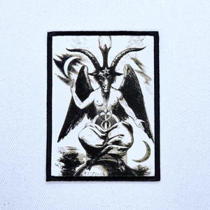 Flying Witches and Demons Old Classic Style Occult Iron On Patch