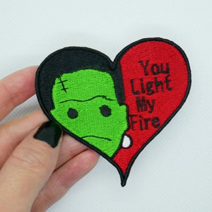 Frankenstein Monster Classic Horror Movie Lover Iron On Patch