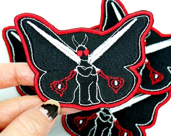 モスマン クリプティッド アイロン接着パッチ