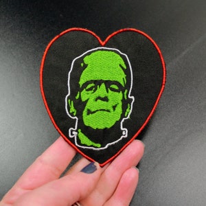 Frankenstein Monster Horror Iron on Patch