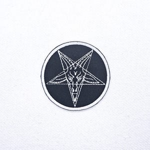 Baphomet Sigil Inspired Iron On Patch