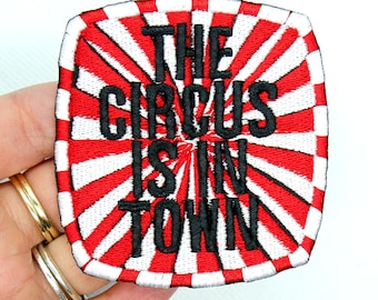 Circus is in Town Iron on Patch