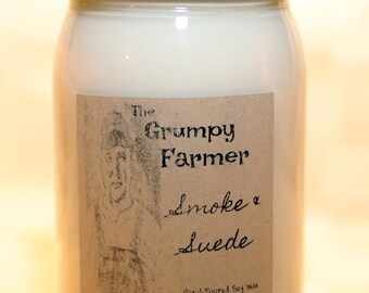 Smoke & Suede candle