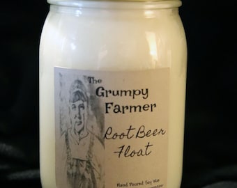 Root Beer Float Soy Wax Candle