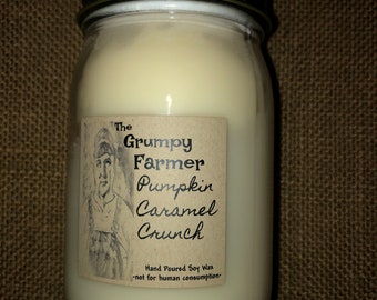 Pumpkin Caramel Crunch soy wax candle