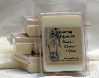 Green Clover & Aloe wax melt