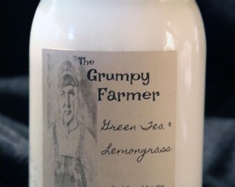 Green Tea & Lemongrass Soy Wax Candle