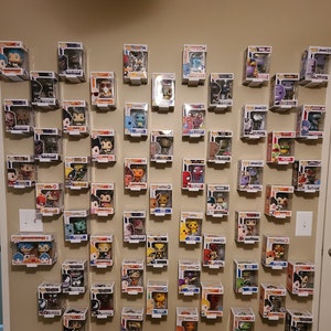 Funko Pop Wall Mounts -- 3 Different Sizes --NEW DESIGN ADDED