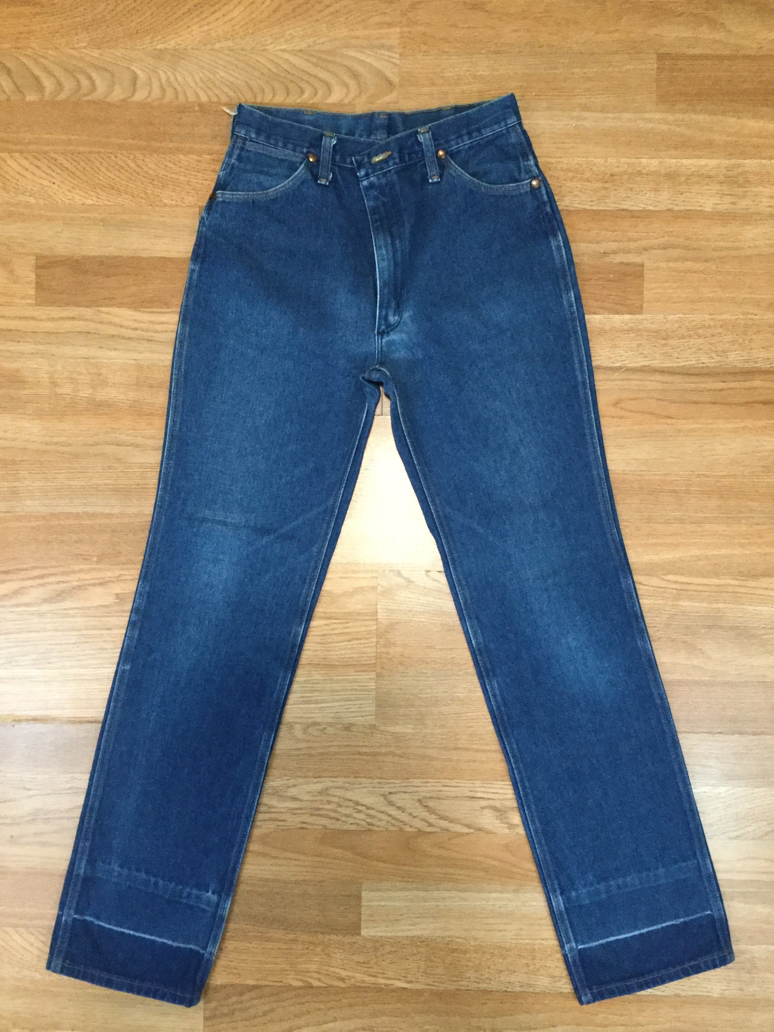 Vintage 1970s Wrangler Jeans Made In USA 32x34 Straight Etsy