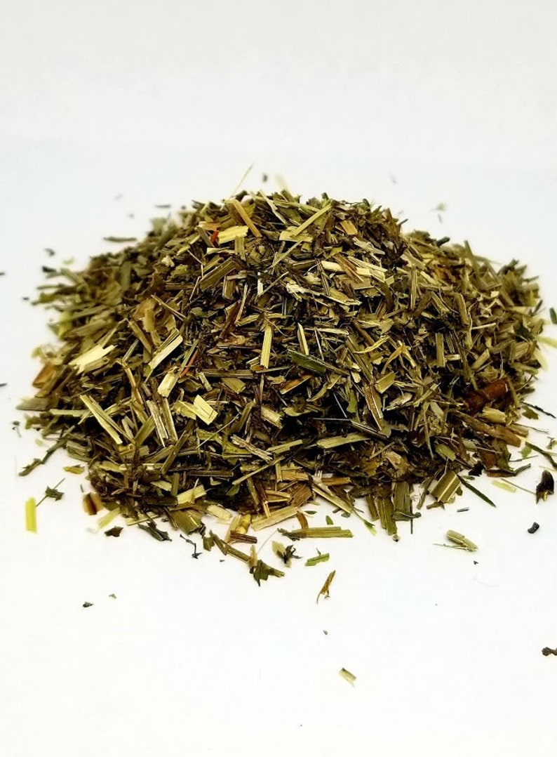 Organic Cleavers Herb Galium aparine Dried and sifted image 1