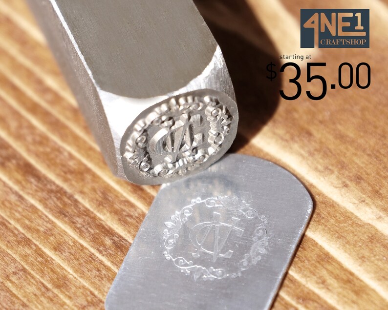 Customized Metal Stamps Custom Logo Stamps Logo Jewelry Etsy