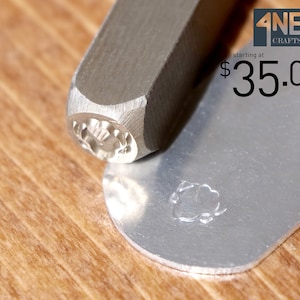Sellos de metal personalizados, sellos de logotipo personalizados, sellos de joyería de logotipo