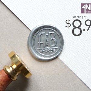 Sello de sello de cera personalizado - Design005