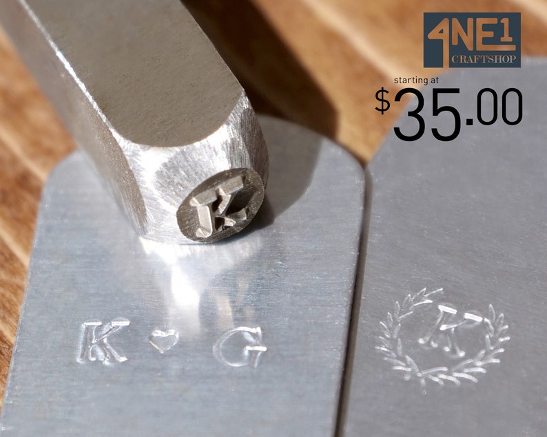 Customized Metal Stamps Custom Logo Stamps Logo Jewelry Etsy